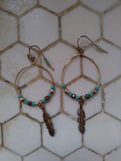 Native american style earrings nice!
