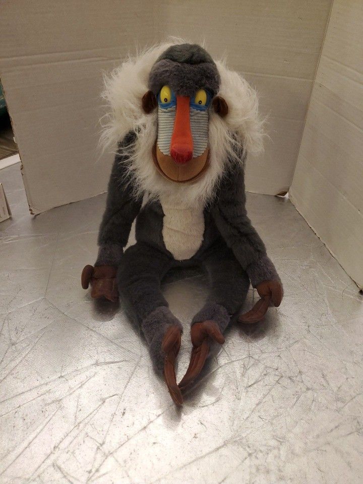 Vintage Disney The Lion King Rafiki Plush Stuffed Monkey Baboon Toy 19