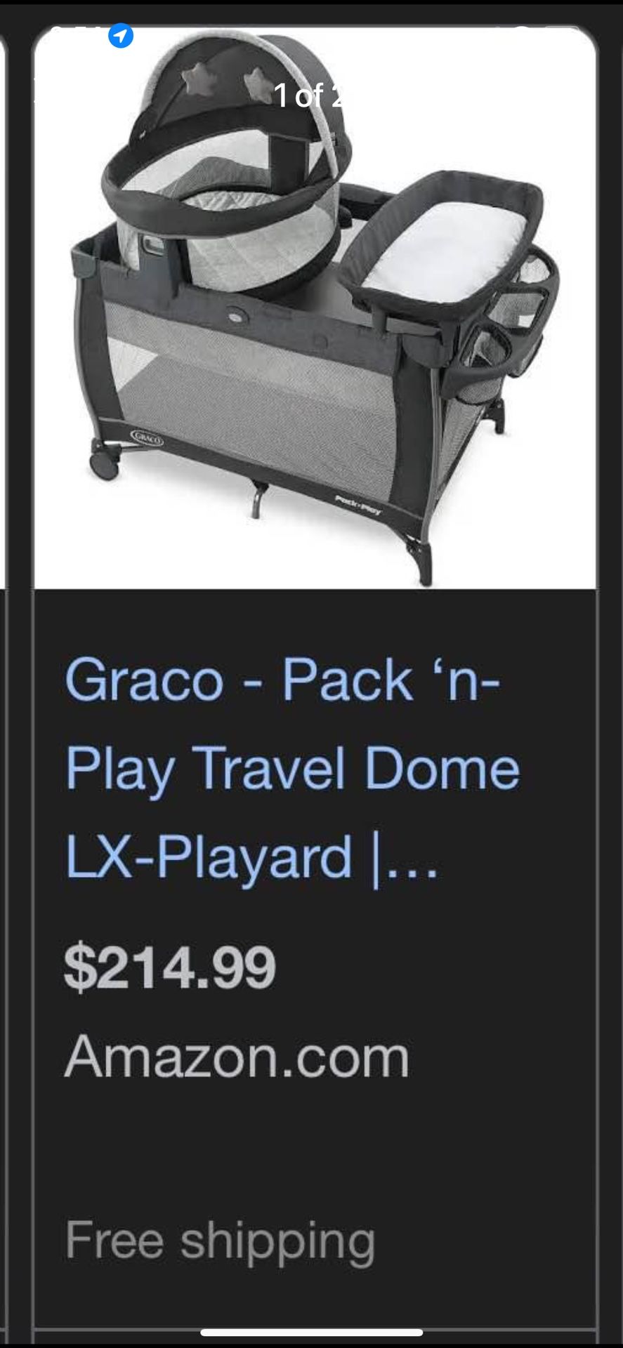 Graco Pack ‘n-Play Travel Dome LX-Playard | Features Portable Bassinet 