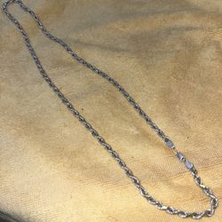 Nice Heavy 925 Silver Rope Chain