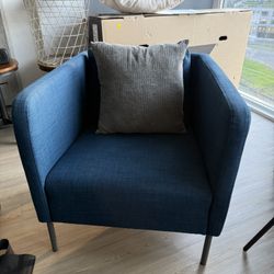 IKEA Blue Armchair 