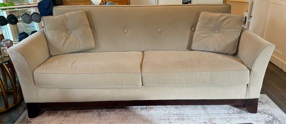 Mid-Century Modern Tufted Sofa