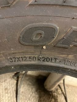 Toyo R/T 37x12.50R20 E