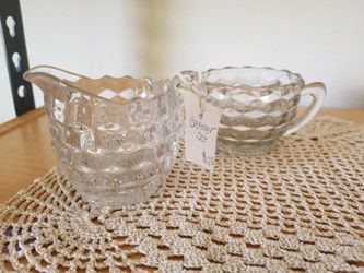 Vintage sugar and creamer