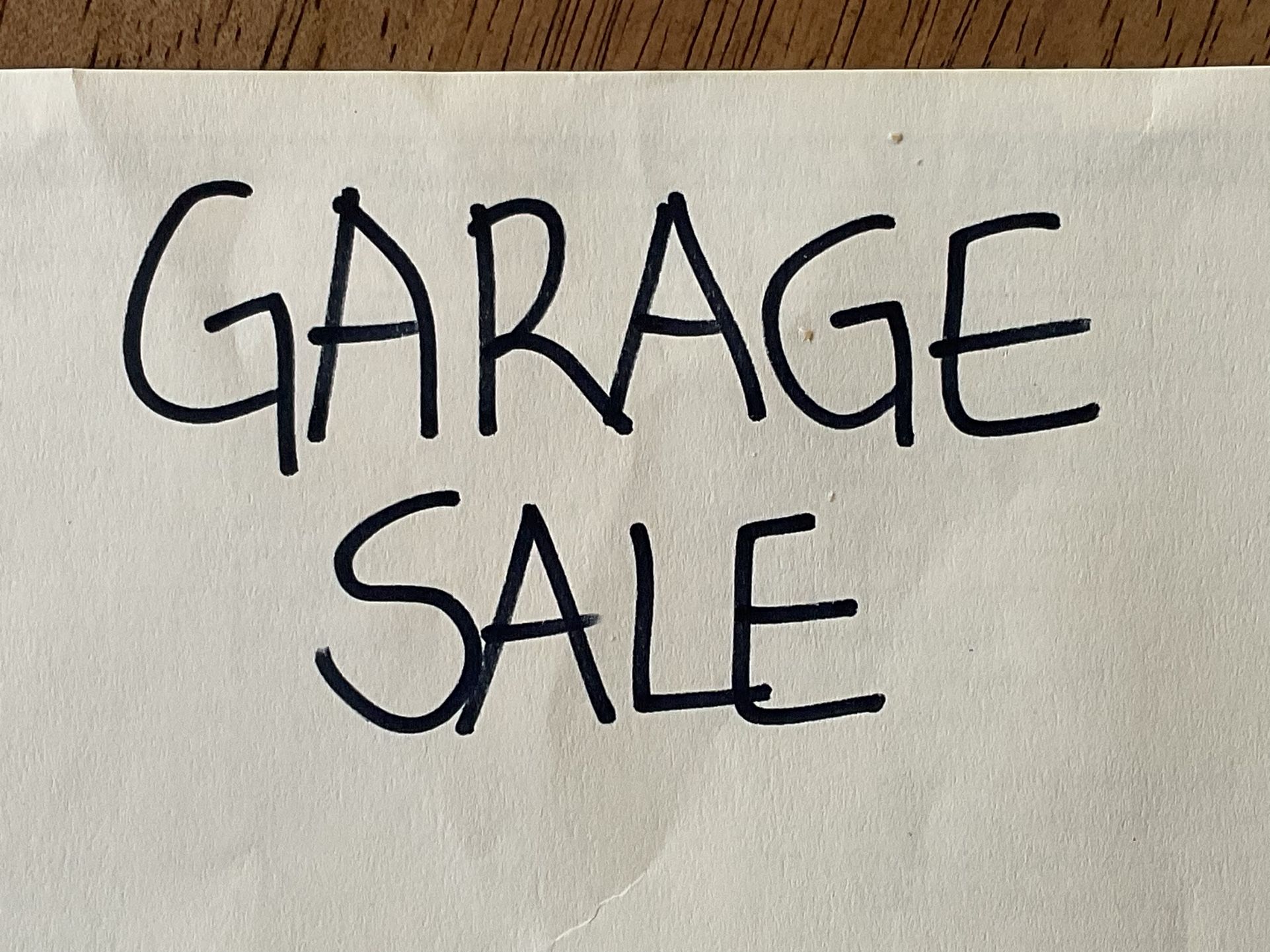 Garage Sale