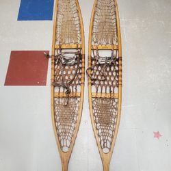1953 C.A. Lund US Military Issue Snow Shoes 