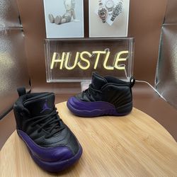 Nike Air Jordan 12 Retro (TD) Sz 9C Field Purple/Black