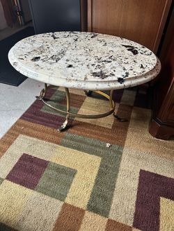Real marble coffee table