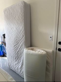 Twin XL (mattress, pad, box-spring, frame)