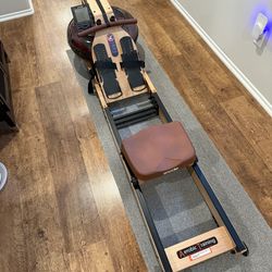 Water rowing machine