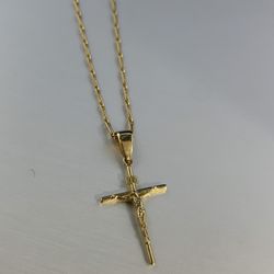 14k Cross Necklace