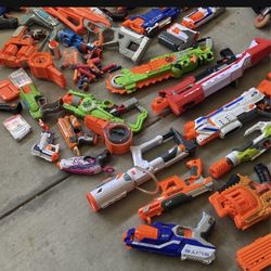 30+ Nerf Guns