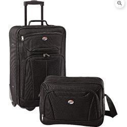 CARRY ON 2 PIECE SOFT SIDE LUGGAGE SET 