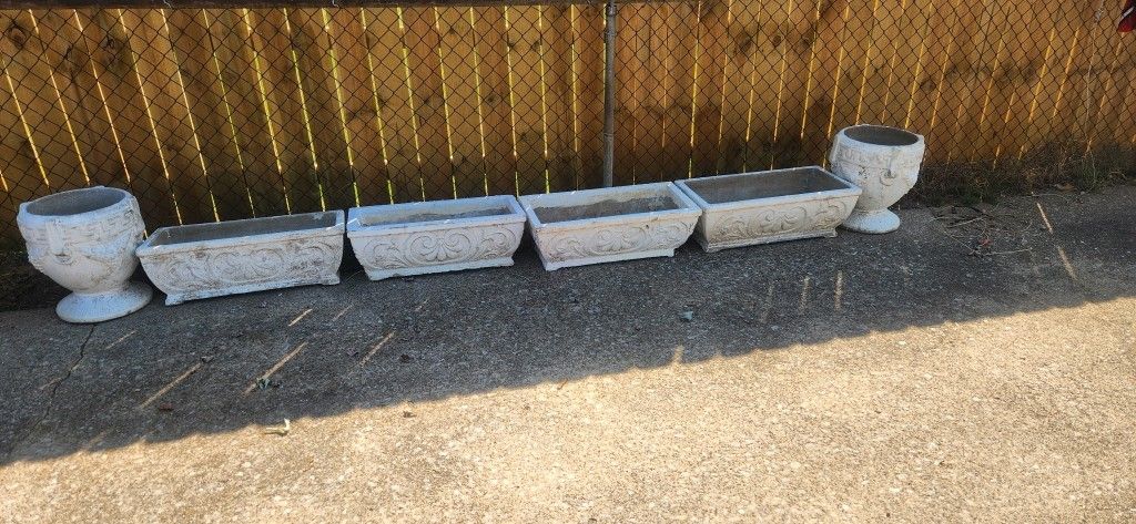 Concrete Flower Pots
