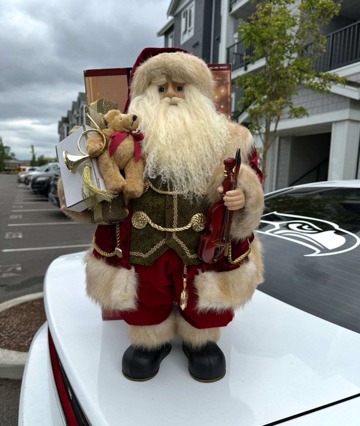 Vintage 18 InchSanta Claus 