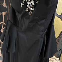 Black Dress With Crystals