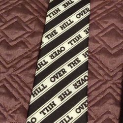Black and White "Over The Hill" Tie