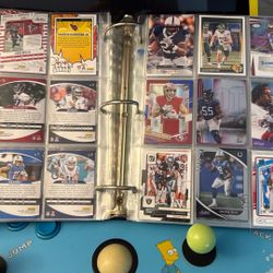 Football Card Lot Binder Part 2
