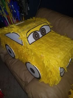 Yellow Disney Car from cars 3 PINATA