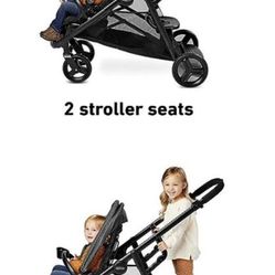 Double Stroller-Graco Reday2Grow LX 2.0 Double Stroller