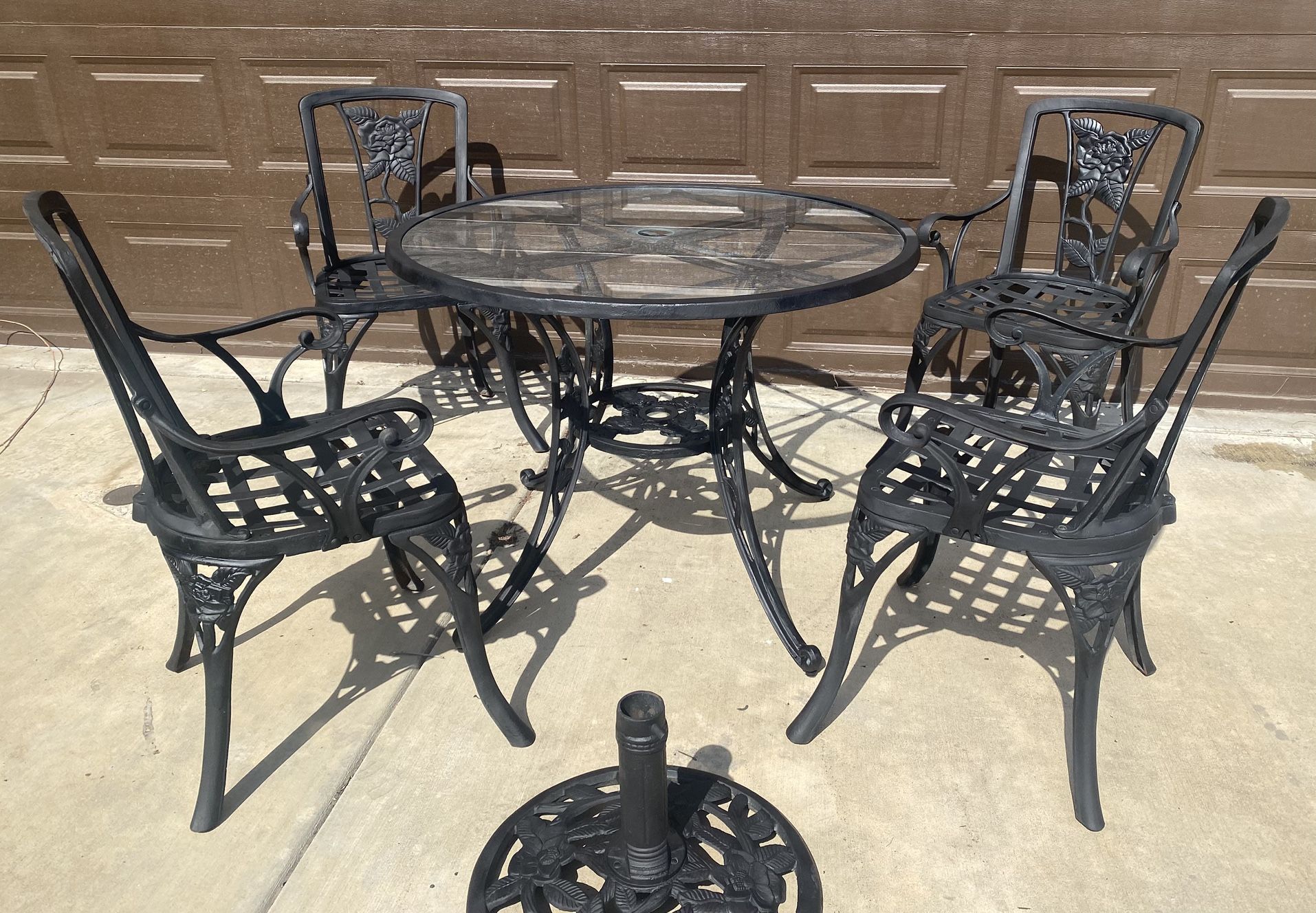 Wrought Iron Patio set