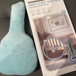 Vibrating Baby Soother, Crib Vibrating Soother, 5 Soothing Sounds for Colic Calm, 3 Vibration Mode & Intensity, Crib Toy, Newborn Baby Essential, Gift