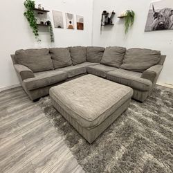 Gray Sectional Couch - Free Delivery