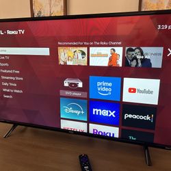 Roku TV  TCL 43”