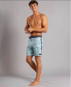 Men's Light Blue Board Shorts sz 30