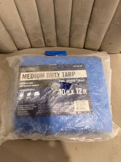 Everbilt Medium Duty Blue Tarp 10 x 12 ft