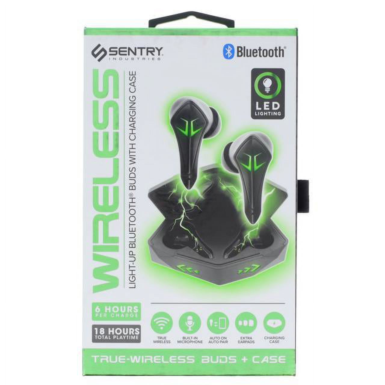 Sentry True-Wireless Bluetooth Buds & Case