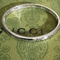 Gucci Bracelet And Ring Size 7 Bracelet Is Size Medium Sterling Silver 