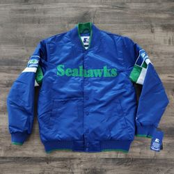 STARTER Seattle Seahawks Jacket Medium NWT