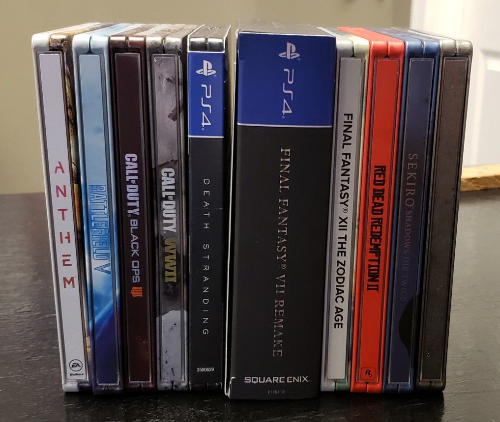 PS4 Steelbook Games