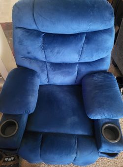 Kids Recliner velvet lounge chair