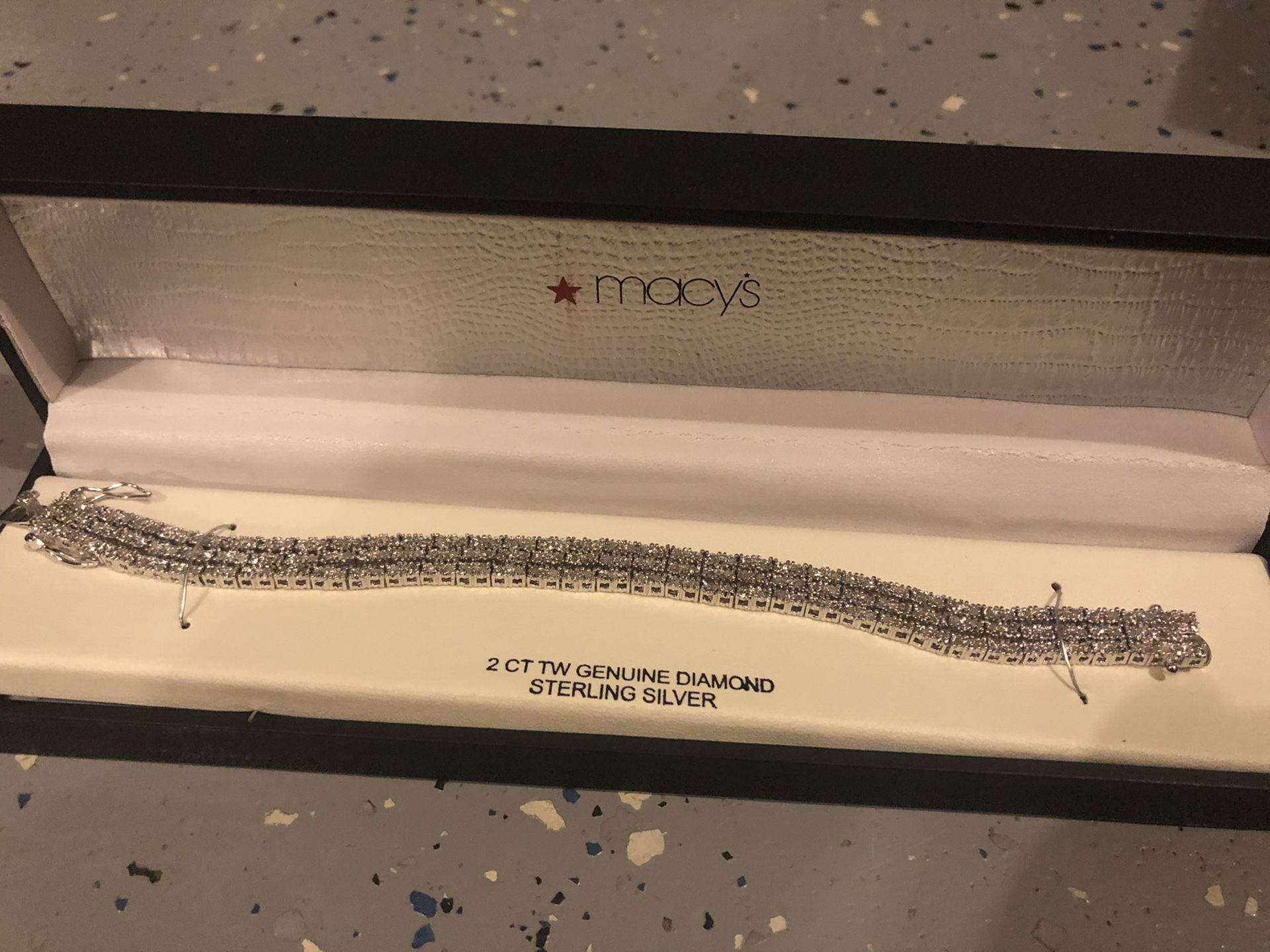 Macy’s 2ct Diamond bracelet