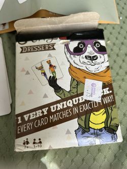 Snappy Dressers Card Game 