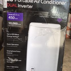 LG Portable Air Conditioner DUAL Inverter 14,000 btu,450sq ft