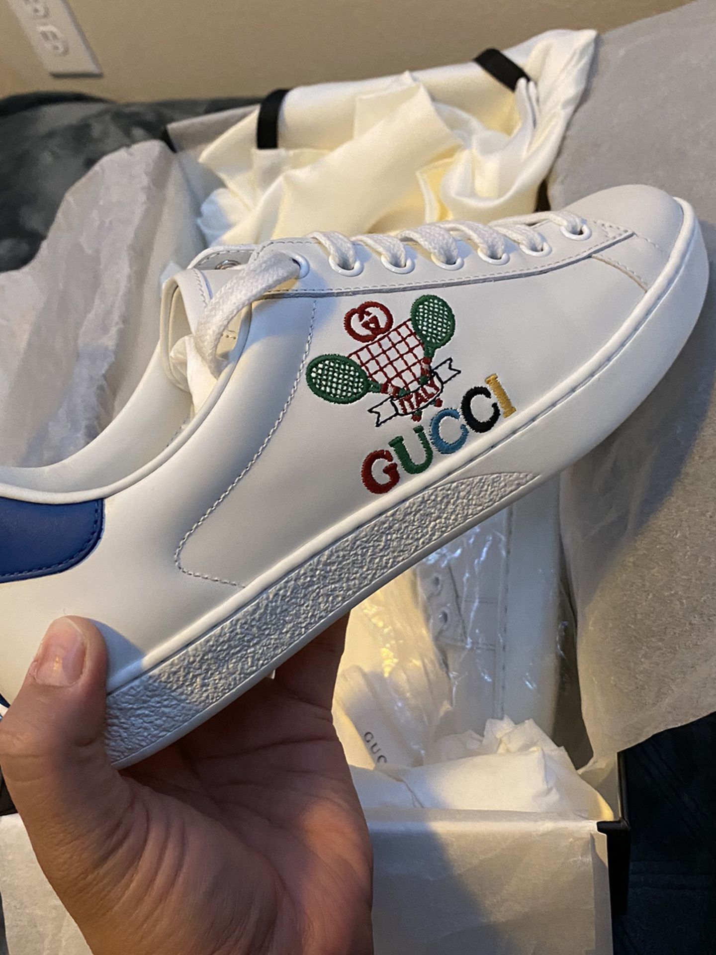 Gucci ace Sneakers With Gucci Tennis Logo