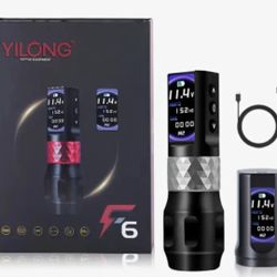 Yilong F6 In Green Wireless Tattoo Machine