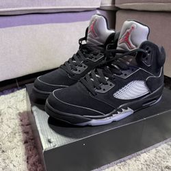 Jordan 5 Black Metallic Size 9