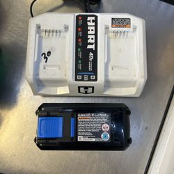 Hart HLBP02 4AH 4OV Lithium lon Battery And Charger 