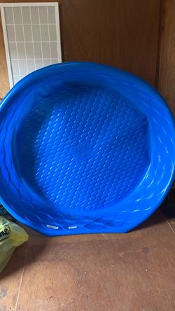 Blue Plastic Kiddie Pool