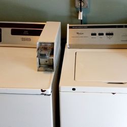 Coin Operated (Electric) GE Dryer & Whirlpool Washer