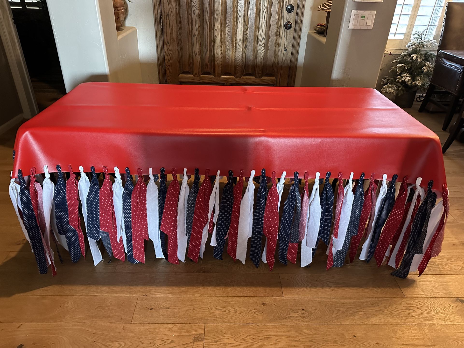 Patriotic Tablecloth For 6 Ft Table