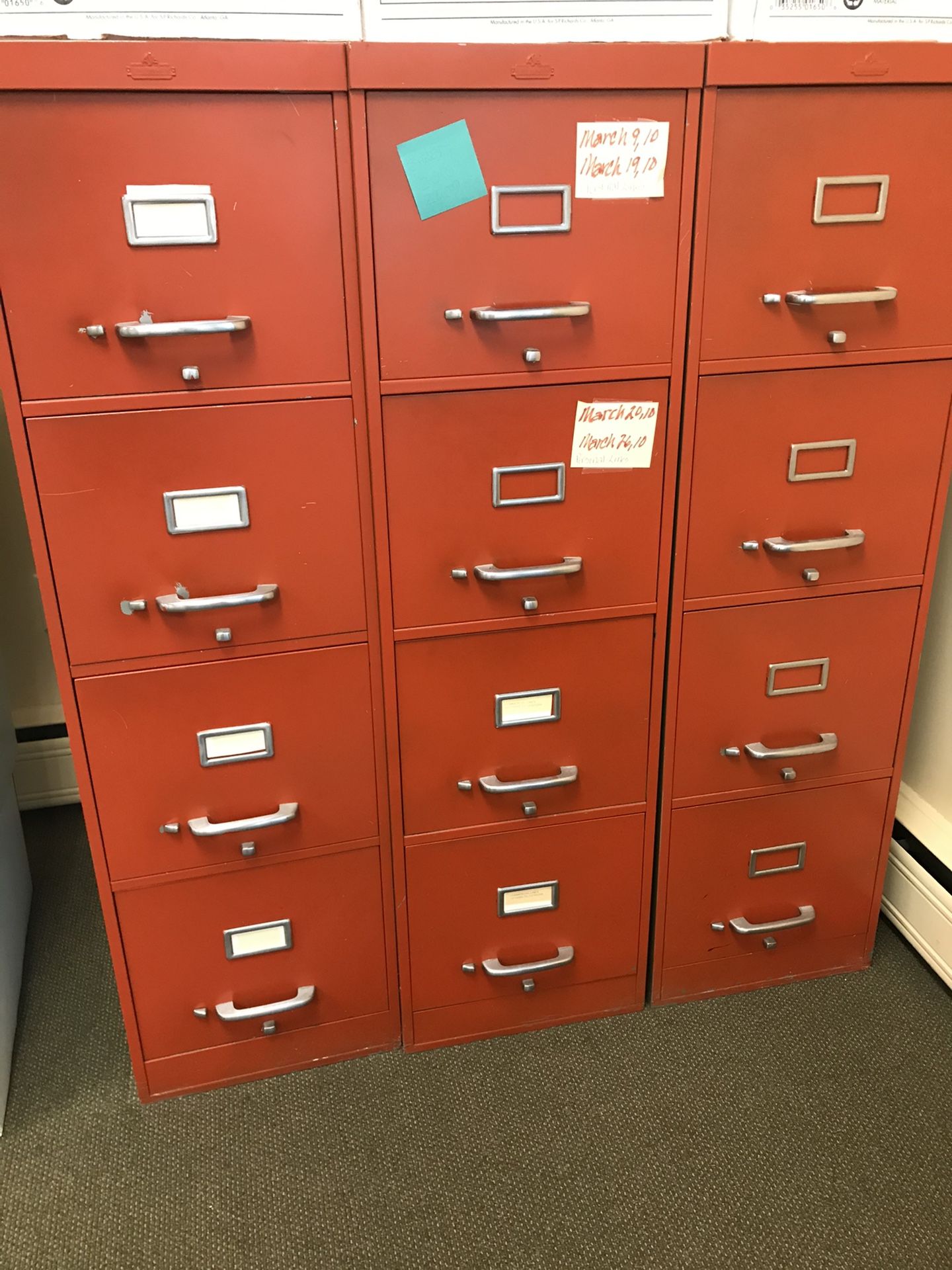 File cabinets