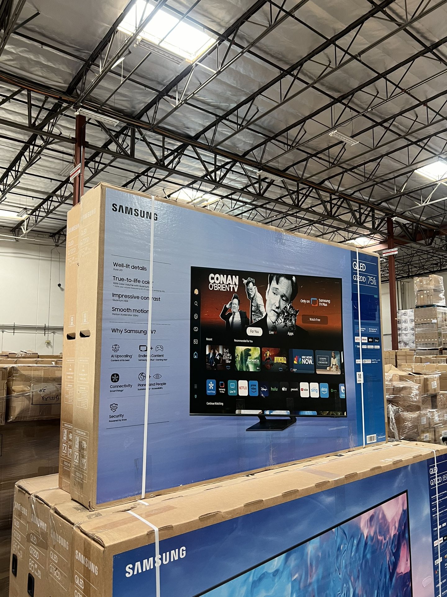Samsung 75” QLED Q72D 4K Smart Tv for Sale in Fontana, CA - OfferUp