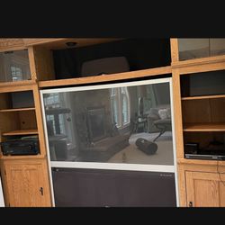 Entertainment Center- Adjustable Width- Great Condition!!!