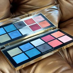 Yves Saint Laurent PARIS Colour Clutch 10 Colour Eye Palette Pink Peach Olive Blue Navy etc