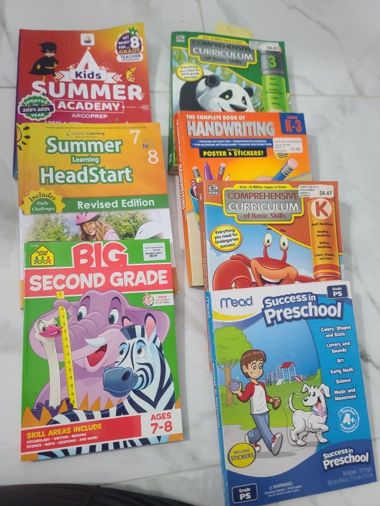 Grade School Workbooks